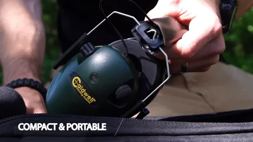 Miniatura 4 de Caldwell E-MAX Electronic Hearing Protection with Low Profile, Adjustable, 23 NRR, For Range, Shooting, and Hunting