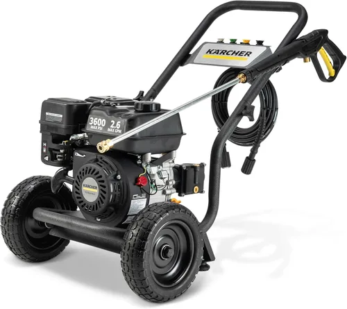 Kärcher G 3600 P Lavadora a presión de gas 3600 PSI, 2,6 GPM, bomba triplex/cigüeñal, máxima potencia para tus desafíos de limpieza más difíciles