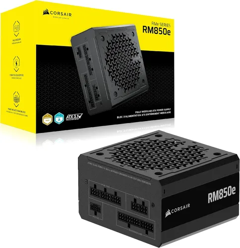 Miniatura 7 de CORSAIR RM750e (2025) Fuente de alimentación ATX completamente modular de bajo ruido con cable 12V-2x6 – Cumple con ATX 3.1 y PCIe 5.1, eficiencia