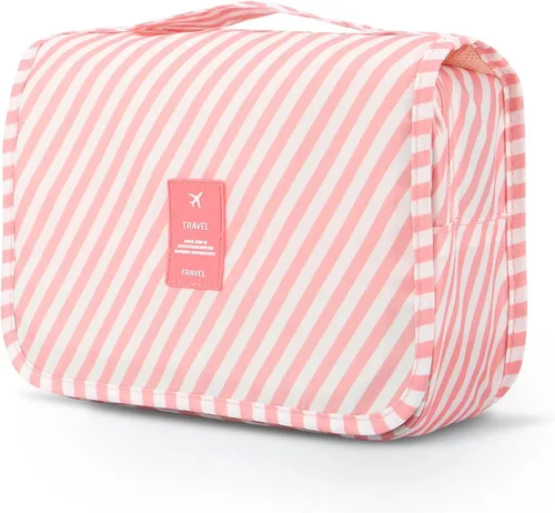 Miniatura 8 de Bolsa de aseo colgante Mossio - Organizador de viaje grande para cosméticos y maquillaje para hombres y mujeres con gancho resistente