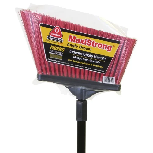 Miniatura 2 de O-Cedar Commercial 6420 831648 O-Cedar Maxistrong Escoba angular resistente negro/rojo, grande, 13 pulgadas, 1 unidad