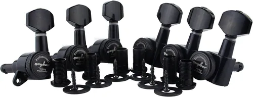 Miniatura 8 de Guyker Clavijas de afinación con bloqueo para guitarra (6 para la derecha) - Clavijas de afinación de 1:18 con chaveta de cuerda de bloqueo y cabeza
