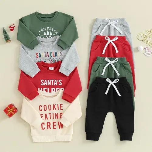 Miniatura 27 de Ropa de Halloween para bebé, sudadera de manga larga con diseño de calabaza, conjunto de pantalones de fiesta de Halloween para otoño e invierno