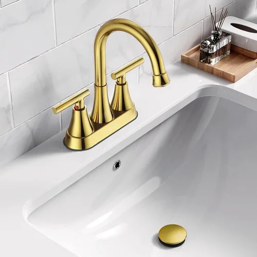 Miniatura 7 de Desagüe para lavabo con rebosadero, tapón para lavabo Hurran para mueble de baño con fregadero de recipiente, desagüe emergente de plástico