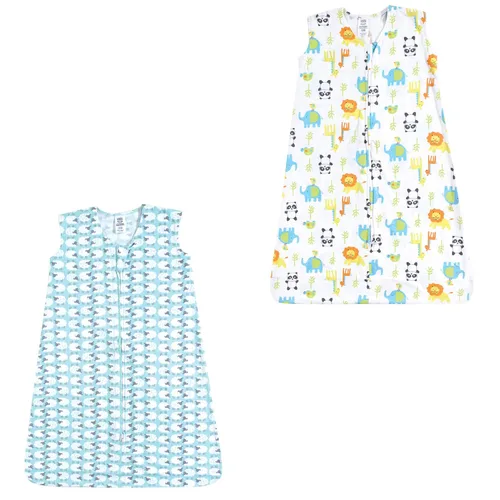 Miniatura 55 de Luvable Friends - Saco de dormir para bebé sin mangas, diseño unisex, Saco de dormir de algodón sin mangas, saco de dormir, manta, 18-24 meses