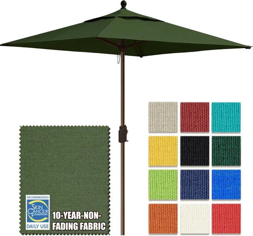 Miniatura 17 de EliteShade USA Sombrilla de Mercado de 9 Pies con Garantía de 10 Años Sin Decoloración, Sombrilla de Patio, Sombrilla de Mesa para Exteriores