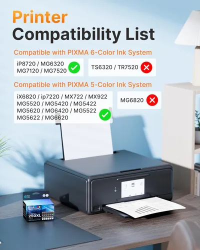 Miniatura 2 de E-Z Ink Cartucho de tinta compatible de repuesto para Canon PGI-250XL PGI 250 XL para usar con PIXMA MX922 MX722 MG5420 MG5520 MG5620 MG6320 MG6420