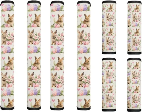 Miniatura 19 de America250 Refrigerator Door Handle Covers Set of 8 Fridge Oven Dishwasher Kitchen Appliance Protector for 250 Years of American Independence Get