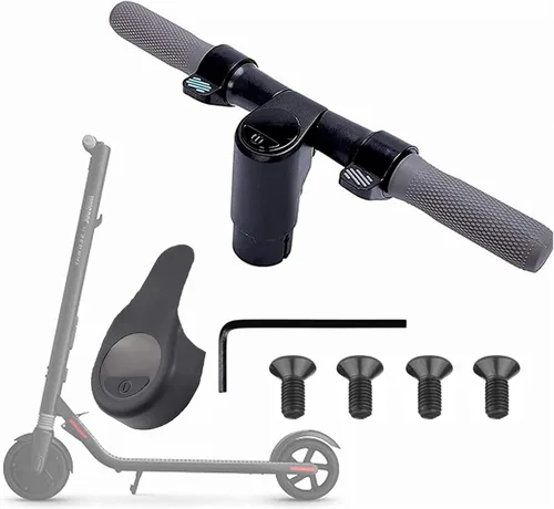 GLDYTIMES Kit de grifo de pasamanos de manillar reemplazo para Segway Ninebot Kick ES1/ES2/ES3/Es4 reposabrazos eléctrico Scooter Head Grip Asamblea