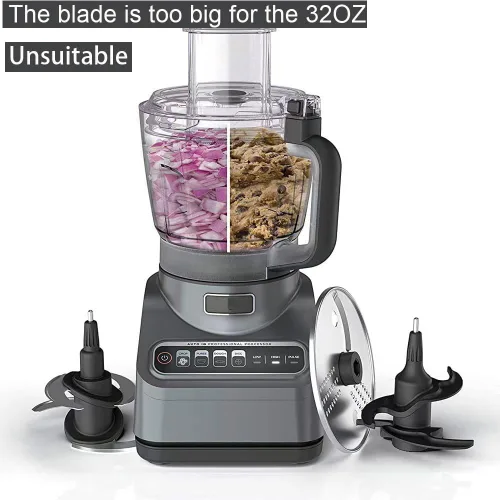 Miniatura 7 de 4 piezas de repuesto de cuchilla Ninja Blender Blade compatibles con 64oz (8Cup) 72oz (9Cup) procesador de alimentos Tazón Ninja Blades Auto iQ
