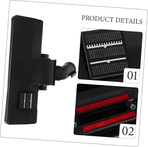Miniatura 6 de ULTECHNOVO Herramienta de aspiradora universal 1.260 in extractor de piso boquilla accesorio para alfombras pisos duros negro