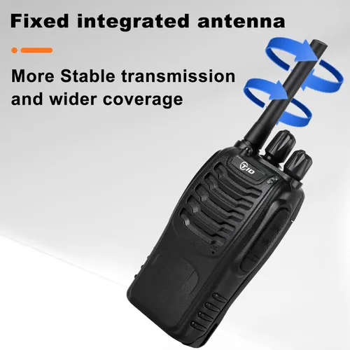 Miniatura 2 de TID Radios Radios Walkie Talkies de largo alcance para adultos, radio bidireccional recargable electrónica (paquete de 6) 16 canales de mano
