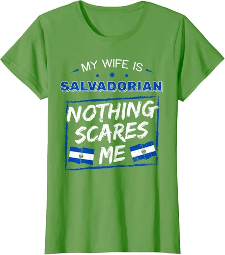 Miniatura 4 de Camiseta con la bandera de raíces salvadoreñas de El Salvador My Wife Is Salvadoran Roots, Negro