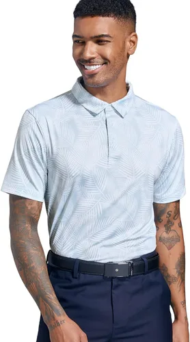 Miniatura 2 de Camisas de golf para hombre, secado rápido, manga corta, estampado de manga corta, que absorbe la humedad