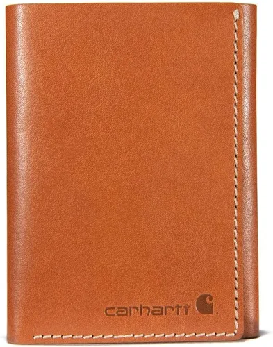 Miniatura 20 de Carhartt Carteras duraderas de tres pliegues, disponibles en estilos de cuero y lona