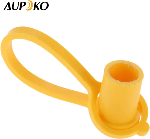 Miniatura 6 de Aupoko Paquete de 3 tapas de tapón de gas natural de propano LP, desconexión rápida de gas de 1/4 pulgadas, conecta la tapa de polvo de goma