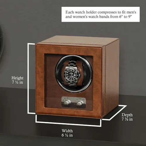 Miniatura 2 de ROTHWELL Bobinadora de reloj individual para relojes automáticos con motor silencioso con múltiples velocidades y ajustes de rotación
