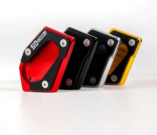 Miniatura 3 de SCUUBE for BMW F850GS F 850 GS 2018-2020 Motorcycles Kickstand Foot Side Stand Enlarger Plate Extension Pad CNC Support Plate Extension