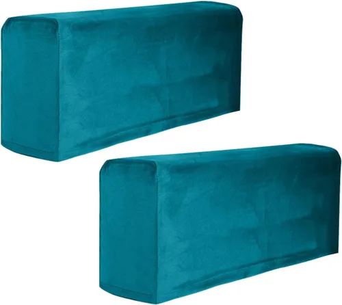 Miniatura 15 de Garneck 2 fundas de tela elástica para reposabrazos antideslizantes, de elastano, para sillón reclinable, protector de muebles, fundas para sillón