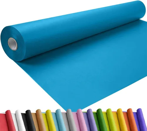 Miniatura 24 de SMART&CASUAL Papel de regalo negro de 17.8 x 760 pulgadas (63 pies) de papel kraft para regalo, tablón de anuncios, ramos, flores, niños, embalaje
