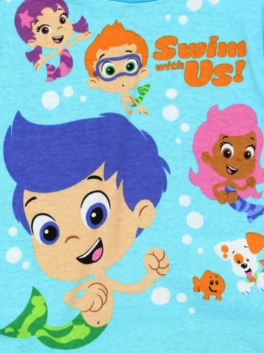 Miniatura 5 de Bubble Guppies Conjunto de pijama de algodón de 2 piezas de manga larga para niño