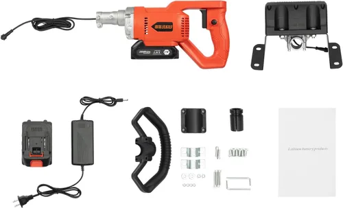 Miniatura 6 de Regla vibratoria de hormigón inalámbrica, 7500mAh 2-3H Runtime batería de litio herramienta de acabado liso de superficie de hormigón, herramienta
