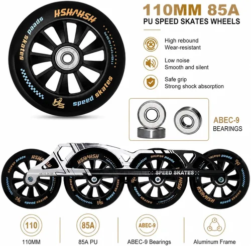 Miniatura 4 de Patines de velocidad en línea para mujeres y hombres, patines profesionales de fibra de carbono para mujeres y hombres, patines en línea de fitness