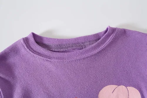 Miniatura 5 de KikizYe Conjunto de pijama de manga larga para niñas 100 algodón