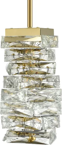 Miniatura 5 de Moderna lámpara colgante de cristal dorado iluminación colgante para isla de cocina LED varilla colgando mini luces colgantes baño, 8 W, 4000 K,