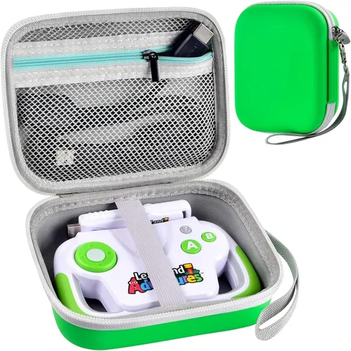 Funda compatible con Leapfrog LeapLand Adventures y para videojuegos de aprendizaje de la Patrulla Canina. Soporte de transporte de almacenamiento