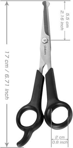 Miniatura 4 de Profesional Pet Grooming Tijeras con punta redonda Calidad Superior, cortador de acero inoxidable Perro Ojo para perros y gatos, herramienta