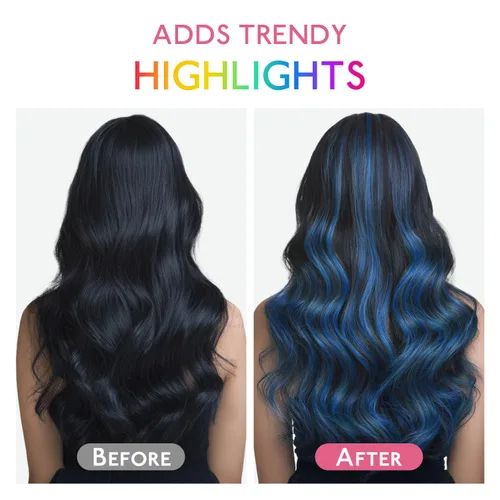 Miniatura 7 de WENNALIFE I Tip - Extensiones de cabello humano, 0.88 oz, 25 s, 14 pulgadas, extensiones de cabello humano Remy azul Itip invisibles, puntas Itips