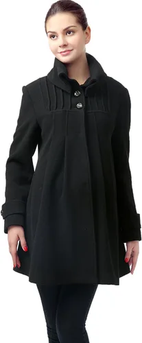 Miniatura 5 de Abrigo de lana plisada para mujer, chaqueta de invierno para embarazada