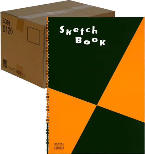 Miniatura 18 de Maruman ZUAN - Cuaderno de bocetos A4, 8.27 x 11.69 pulgadas, cuaderno de dibujo clásico, 24 páginas de papel texturizado sin ácidos para dibujar