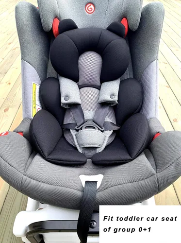 Miniatura 6 de G Ganen Cojín de apoyo para cochecito y asiento cómodo para bebé (oso negro)