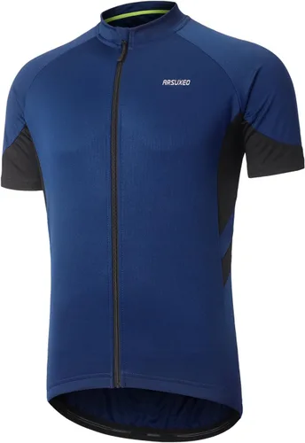 Miniatura 14 de ARSUXEO Camiseta de ciclismo de manga corta para hombre 636