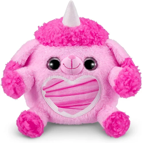 Miniatura 2 de Rainbocorns Sequin Surprise Series 5 Puppycorn Rescue (Poodle) por ZURU, animal de peluche coleccionable, huevo sorpresa, calcomanías, limo