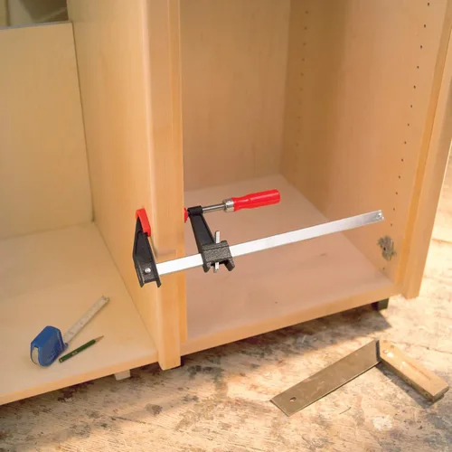 Miniatura 5 de Bessey GSCC2.506 - Abrazaderas de barra estilo embrague - 6 en 600 libras - Abrazaderas para carpintería con mango ergonómico, almohadillas que