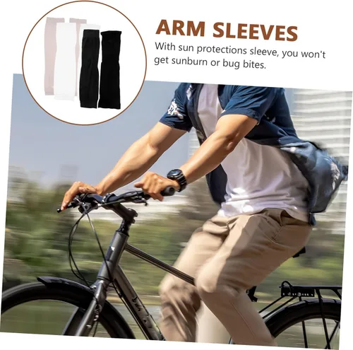 Miniatura 3 de Mangas largas para coderas, protección solar para hombres y mujeres, protector de brazo deportivo, Color Variado