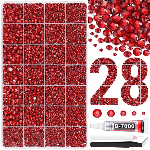Miniatura 20 de 30000 diamantes de imitación de resina para deslumbrar con pegamento de joyería B7000, gemas de imitación doradas para manualidades, ropa, vasos