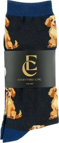Miniatura 2 de Everything Chic Calcetines divertidos para hombre y mujer, diseño de animal para perro, casual, divertido, divertido, para papá, feliz y divertido