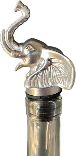 Boquilla aireadora de vino de elefante, divertido regalo de vino de dinosaurio para hombres y mujeres, accesorio novedoso de vino de animales para