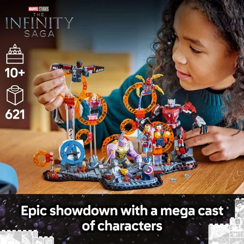 Miniatura 2 de LEGO Marvel Avengers: Endgame Final Battle – Juego de construcción de superhéroes para niños, a partir de 10 años – 10 figuras incluyendo Iron Man