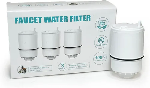 Nispira RF3375 Reemplazo de filtro de agua compatible para todos los sistemas de filtración de grifos PUR | Elimina cloro, plomo, olor, color |