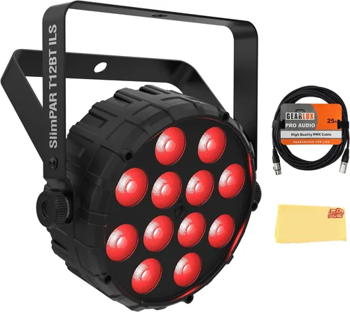 Miniatura 7 de Chauvet DJ Swarm 5 FX ILS 3 en 1 Derby/Strobe - Paquete de luces LED con 2 cables DMX y paño de pulido Austin Bazaar