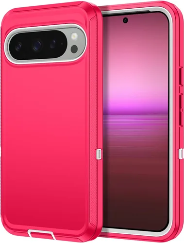 Miniatura 20 de I-HONVA Funda para Google Pixel 7 a Prueba de Golpes/Polvo/Caídas de 3 Capas con Protección Completa del Cuerpo [Sin Protector de Pantalla] Funda