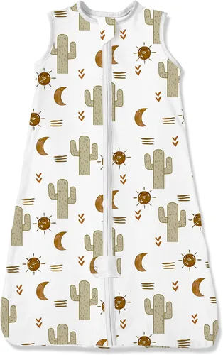 Miniatura 21 de TotAha - Saco de Dormir Ligero, Manta Portátil Elástica, Suave y Acogedora con Cremalleras Seguras de 2 Vías para 0-6-12-24 Meses 0.5 TOG
