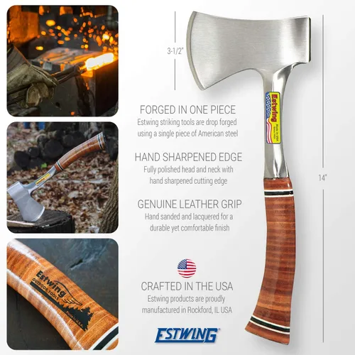 Miniatura 6 de Estwing Paquete de edición especial Fireside Friend Axe (EFF4SE) y Estwing Sportsman's Axe (E24A)