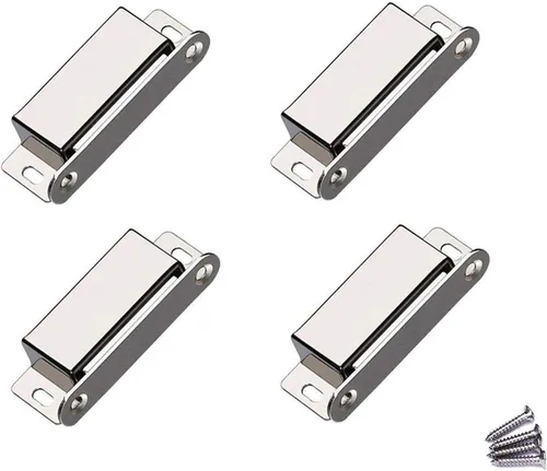 Miniatura 9 de WOOCH Pestillo magnético para puerta, 50 libras, de acero inoxidable de alta resistencia para cocina, baño, armario, armario, armario, puerta, cajón