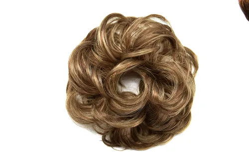 Miniatura 10 de Extensiones de cabello sintético para mujeres y niñas (1# negro azabache)